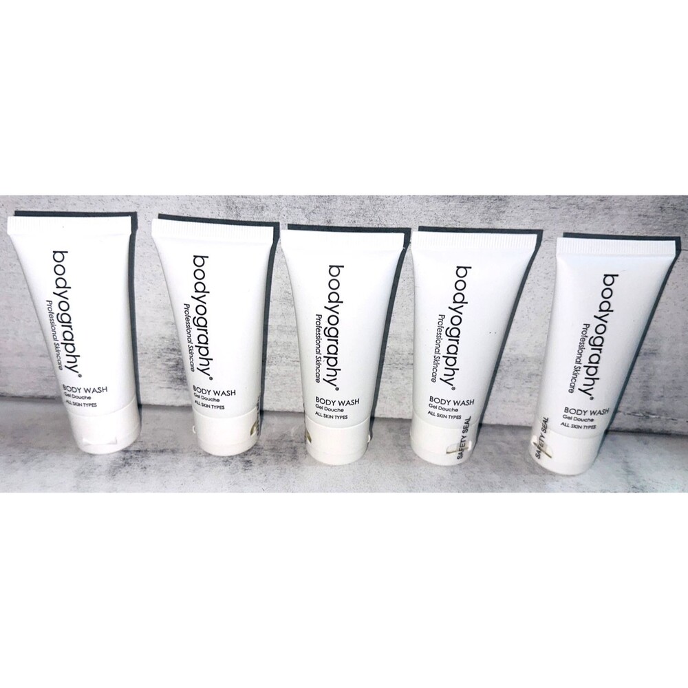 5 Bodyography Travel Size Vegan Body Wash Luxury Hotel